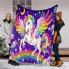 Unicorn Fantasy Blanket Soft Comfortable All Seasons Perfect Sofa Office Nap Travel Birthday Gift Christmas Present