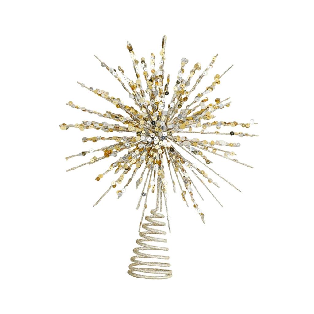 Christmas Tree Topper Xmas Decoration Creative Versatile Festival Layout Glitter