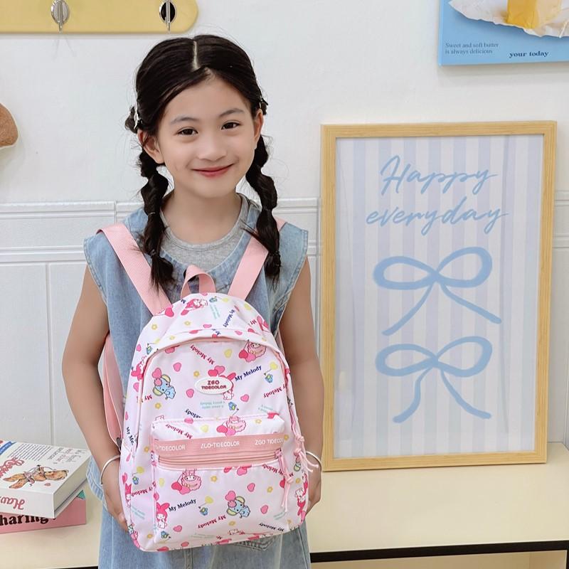 Kindergarten Student Schoolbag Cartoon Animation Cute Printed Boys And Girls Backpack Foreign Style Large Capacity Children'S Backpack