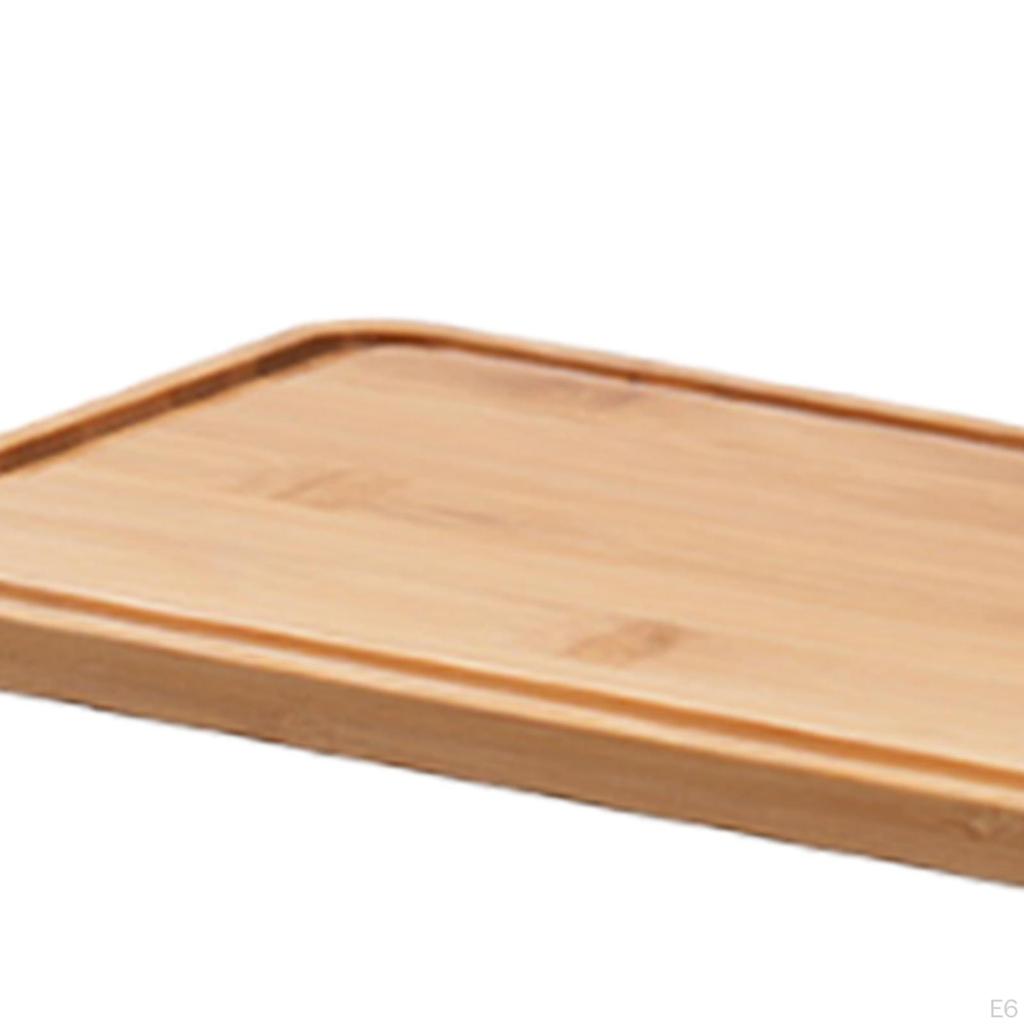 Pizzaschep ,Snackbord, Dinerbord Creatief met Handvat Bamboe Snijplank Dessert Serveerschaal