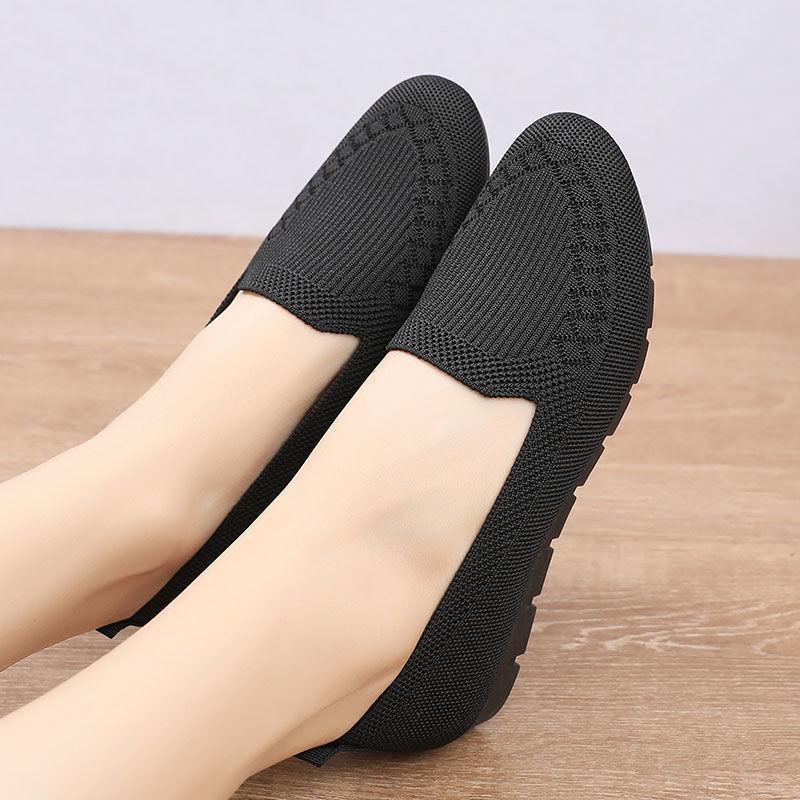 Nowa wiosna i lato stary pekin buty z tkaniny kobiece latające tkane oddychające miękkie podeszwy pedały na co dzień na wszystkie mecze buty do tańca