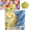 Creative Fluffy Lion Plush Keychain Fun Long-hair Monster Car Pendant Wholesale