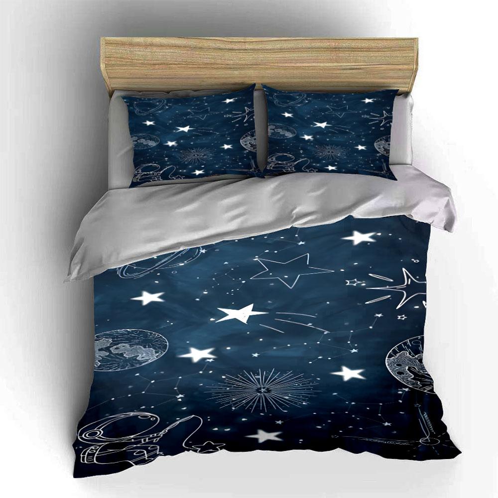 Golden celestial wonders. Bedding sets Duvet covers Pillowcases(1* Duvet Cover 2* Pillowcases without duvet insert)