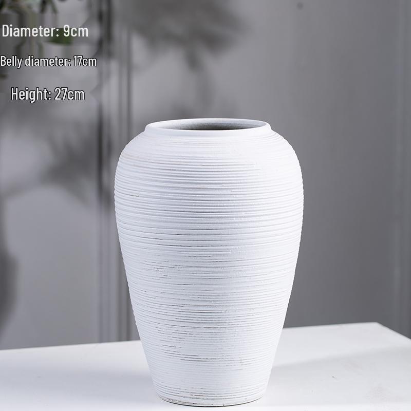 Nordic Ceramic Hydroponic Vase for Home Decor - Living Room Flower Arrangement and Dining Table Ornament