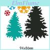 Tree Winter Dies Snowflake Cutting Metal Stencil Diy Scrapbooking Album Paper Card Embossing Craft Decor Art Die Cut Christmas