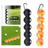 Ball Holder for Golf Bag 5 Balls Carrier Accessories Protective Portable Sleeve with Buckle