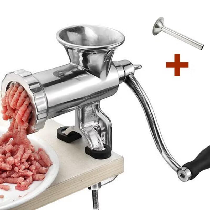 Short Cloud Stainless Steel Manual Meat Grinder