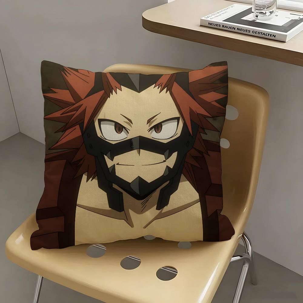 1pc Eijiro Kirishima My Hero Academia Pillow Case Fashion Square Pillowcase Bedroom Sofa Room Ins Decoration Leisure