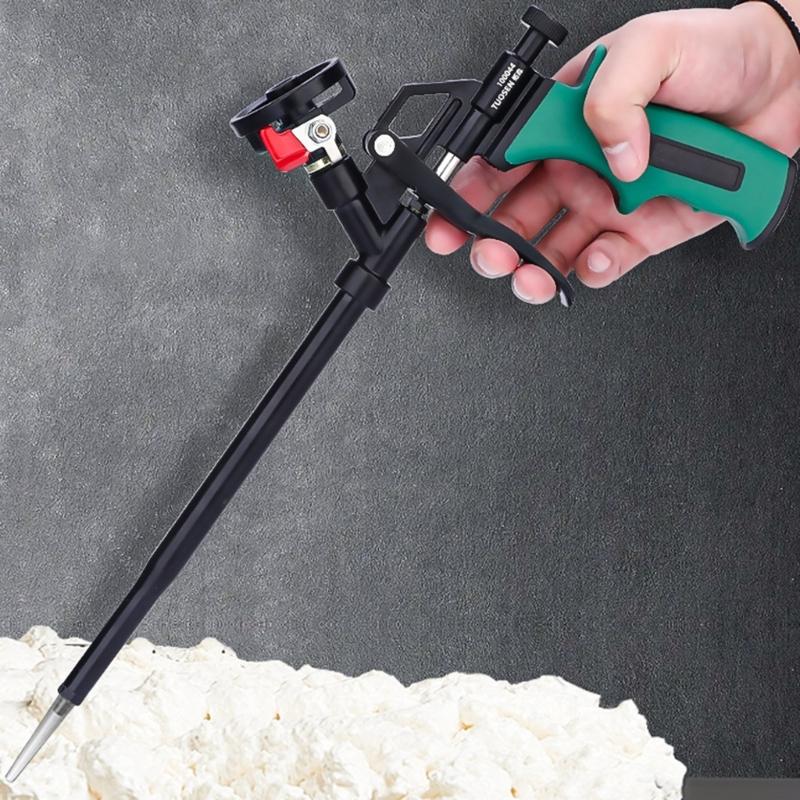 Foam Expanding SprayGun Foaming Jet GlueGun Metal Polyurethane Triggers Sprayer Pump Sealant Caulking Tool for House