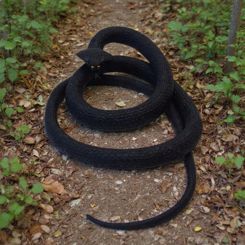 Elastic Silicone Fake Snake Decoration Toy