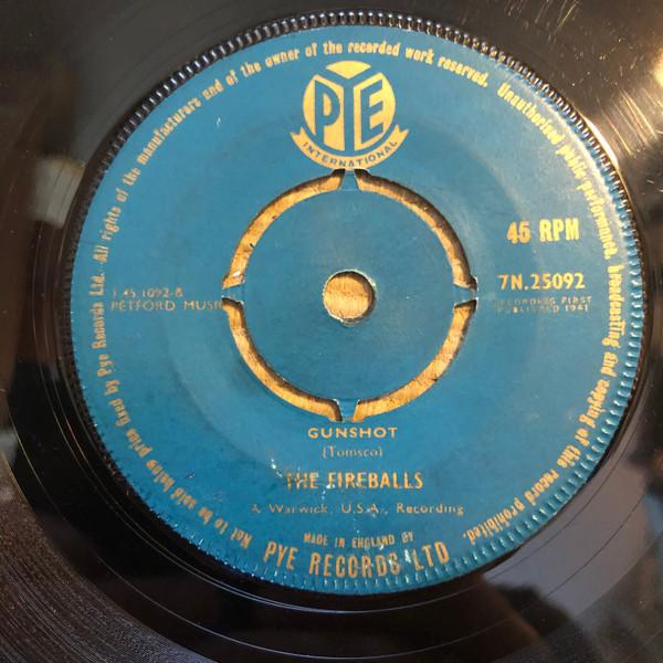 7inch Record FIREBALLS - Quite A Party 7N25092 PYE Internation 1961 UK Rock Used