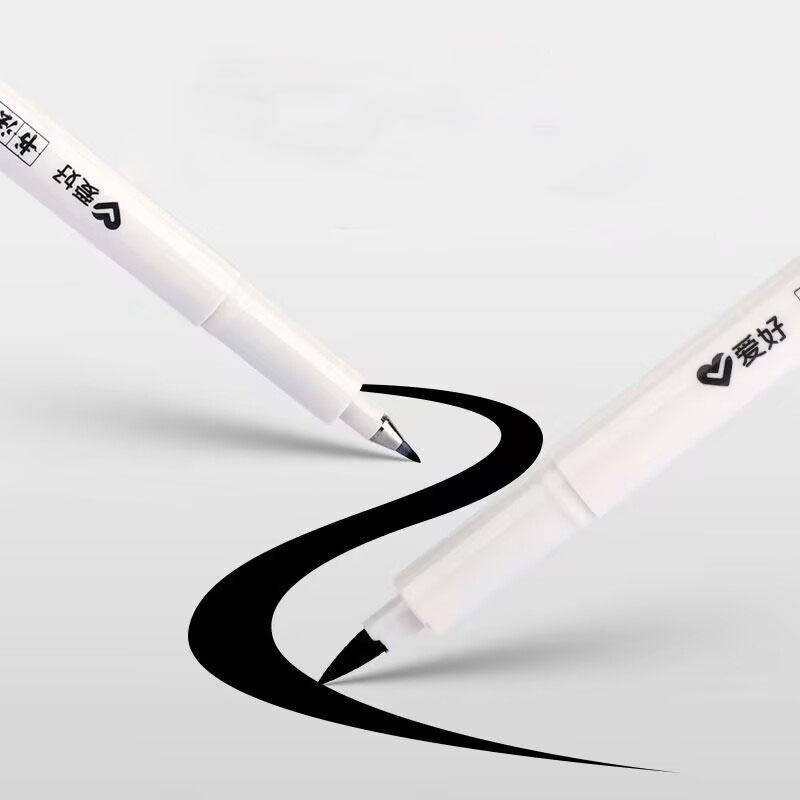 12pcs Calligraphy Pen Students Large Regular Script Signature Pen Soft Pen Tip Calligraphy Practice Pen Art Sketching Writing