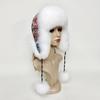 New Winter Fur Hat for Women Bomber Hats with Ear Real Fox Fur Caps Russian Women Bomber Hats Bonnets Hat Trapper Cap Wholesale