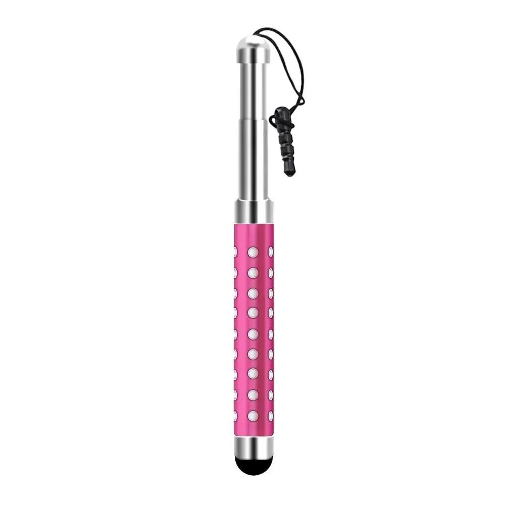 1 pz Mini Penna Stilo Capacitiva Universale Portatile Multifunzione Estensibile per Cellulari Tablet PC per iPad