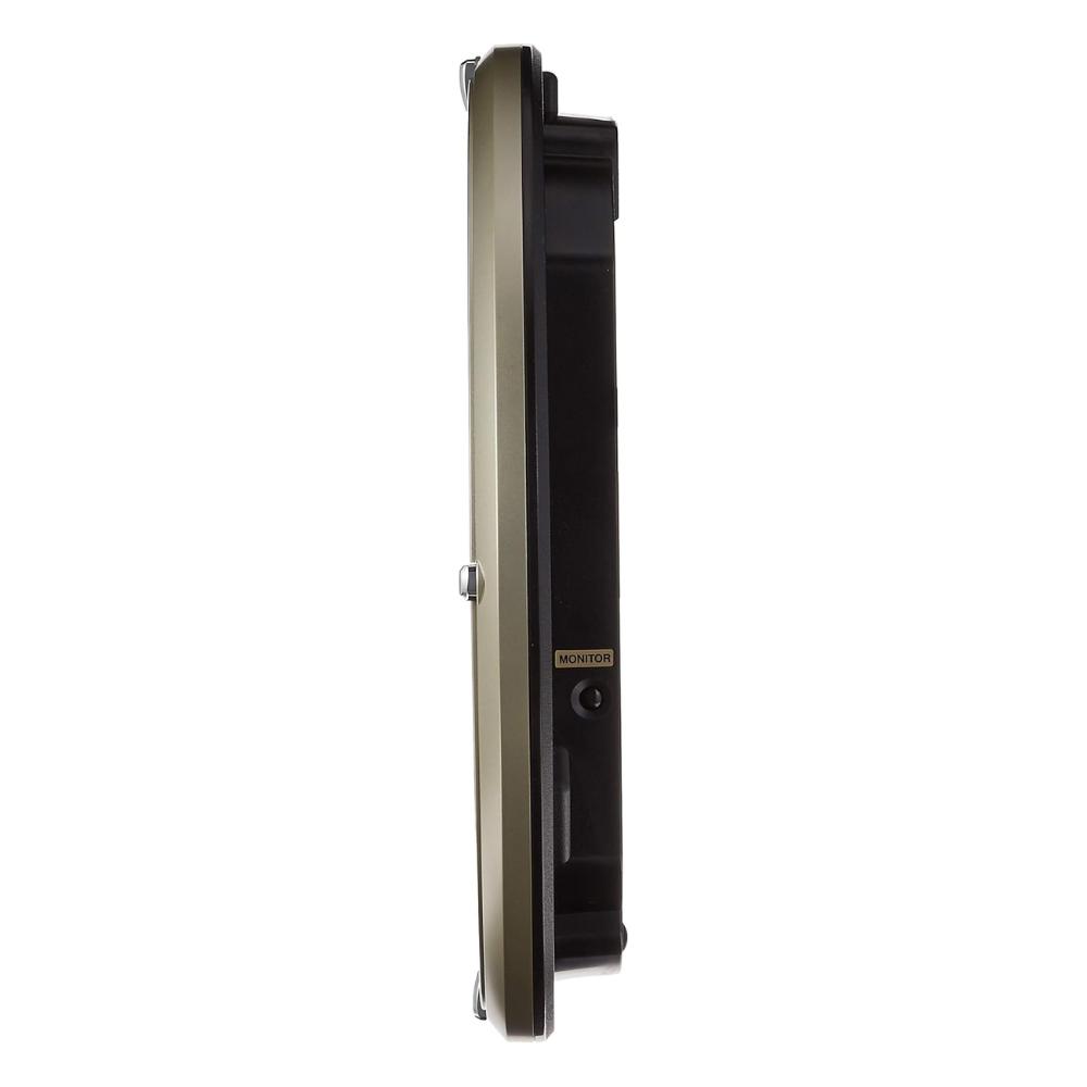 Seiko Clock Wall Automatic Radio Visible at Light Gold Pearl KX381S Clock, Illumination, Controlled, Analog, Night, Finish,