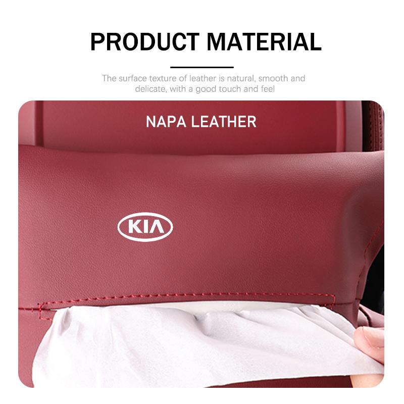 Car Paper Towel Box Sun Visor Hanging Tissue Storage Box For KIA Cerato Proceed Venga Stonic Picanto Sorento Stinger Ymrjb44