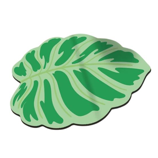 Realistic 3D Leaf Rug Irregular Leaf Shaped Floor Mat Anti Doormat for Bathroom Slip Green Leaf