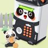 Electric Piggy Bank Kawaii Panda Moneybox Password Fingerprint Banks To Save Cash Coin Toy for Children Birthday Christmas Gifts