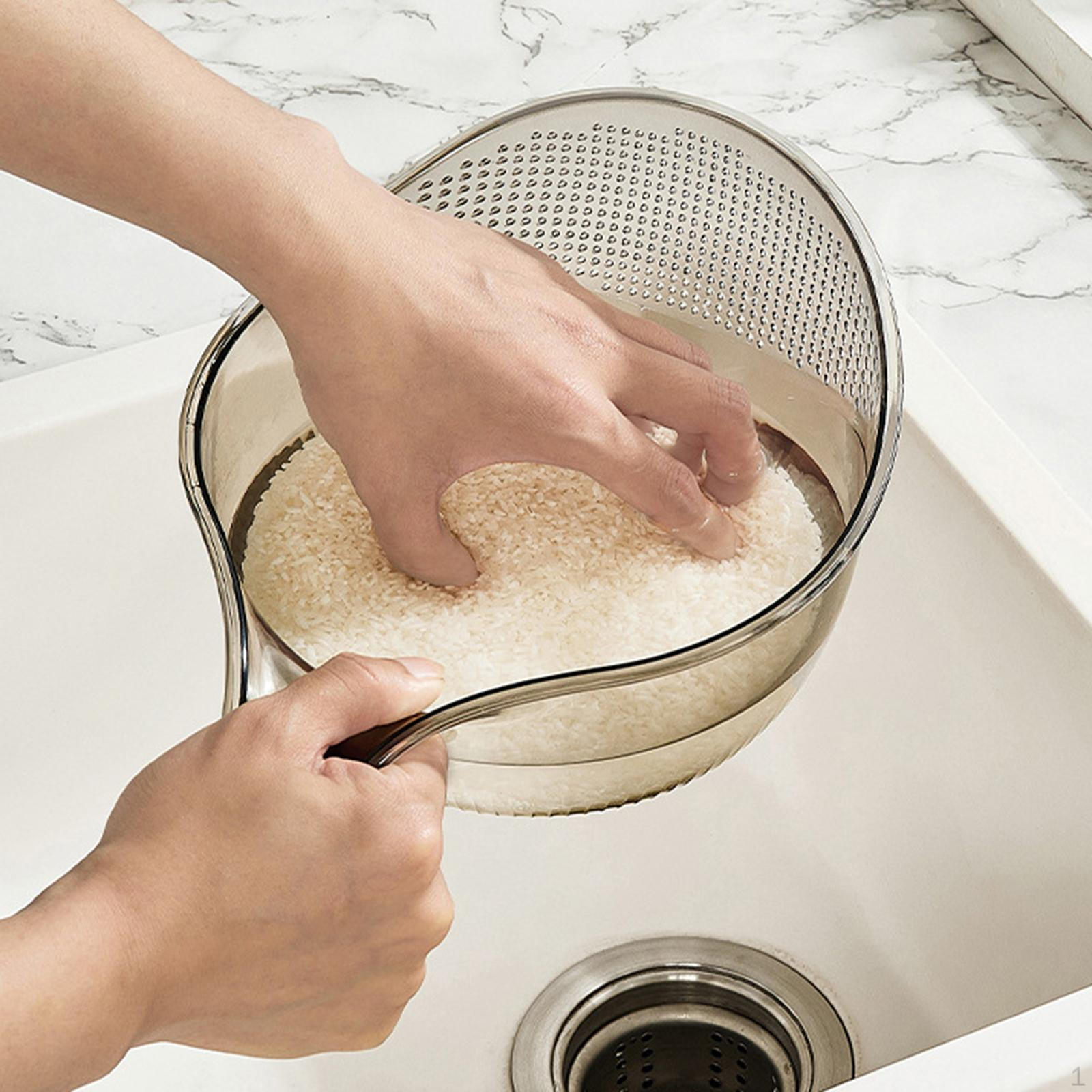 

Промывочное сито для продуктов из нержавеющей стали для домашней кухни чёрный