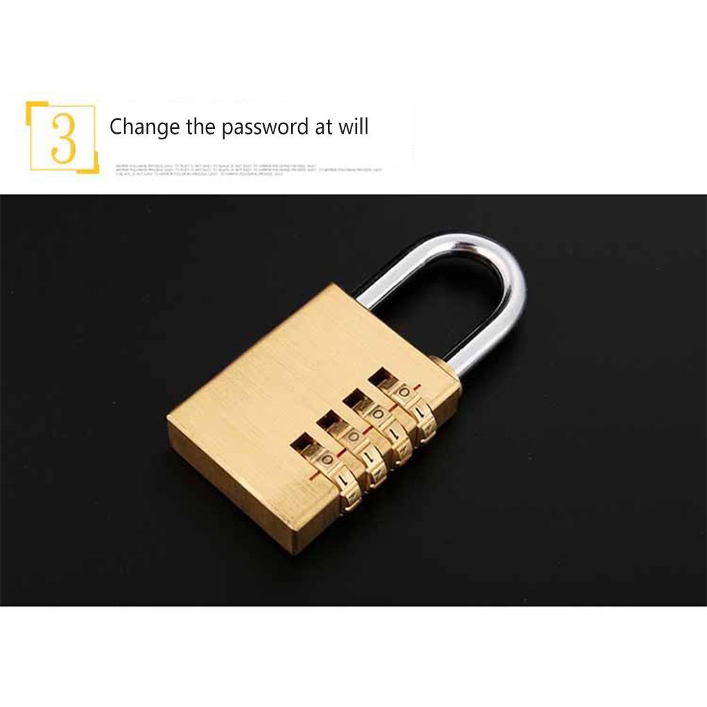 Combination Lock Security Padlock Travel Waterproof Wear-Resistant Drawer Hardware Courtyard Suitcase Cabinet Luggage