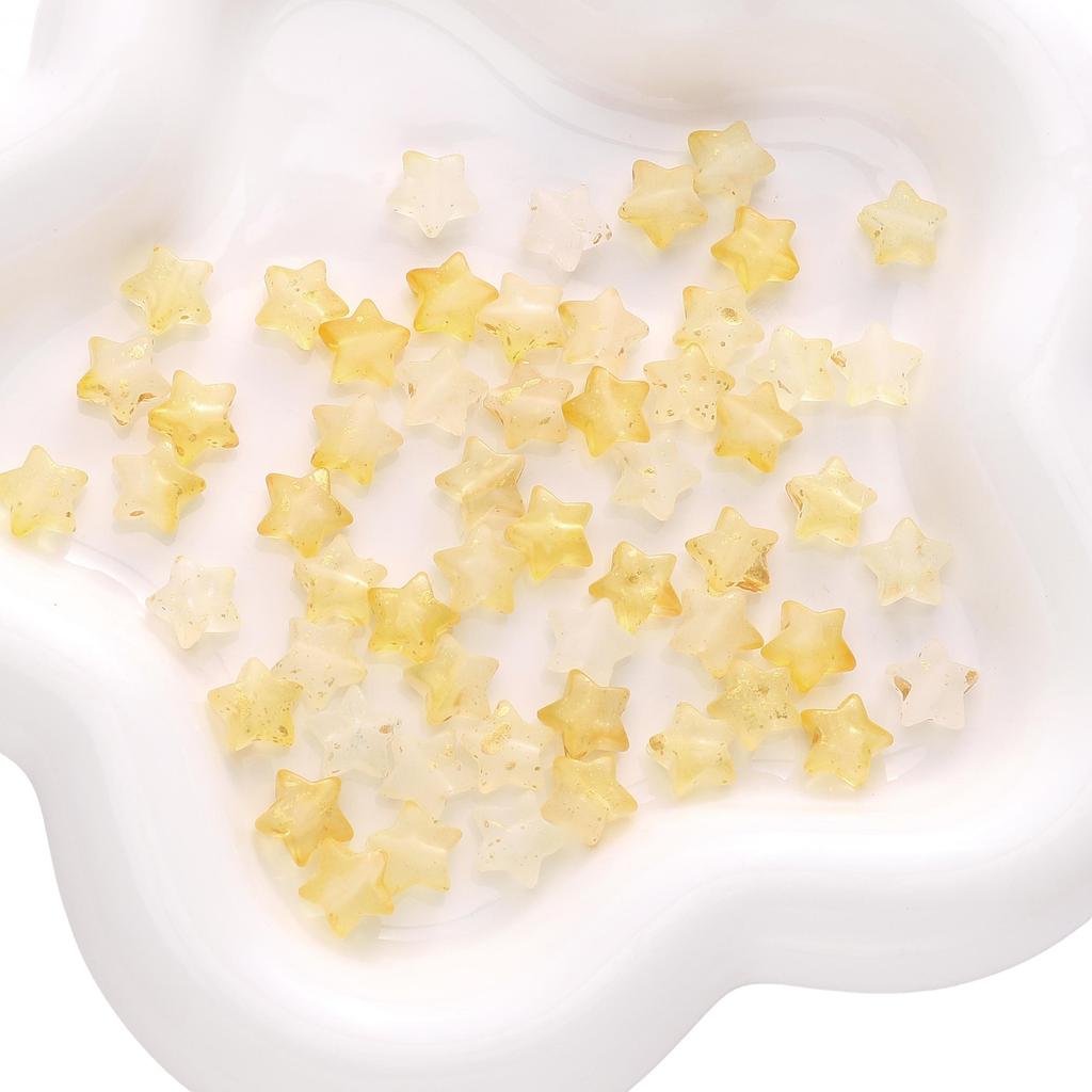 50Pcs Acrylic Star Beads For DIY Necklace Bracelet Earrings Jewelry Making Craft Accessories
