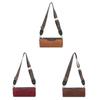 Urban Minimalist Leather Crossbody Bag With Suede Material For Daily Use