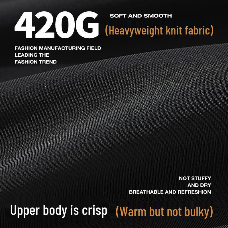 JEANSWEST LIFE Men's Plus-Velvet Casual Straight-Leg Sweatpants