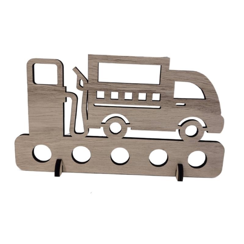 Car Shape Money Holder Handcrafteds Wood Money Gift Ornament for Birthday