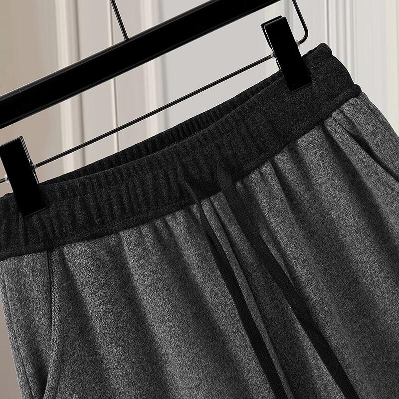 Women's Color-Blocked Fleece-Lined Wide-Leg Pants