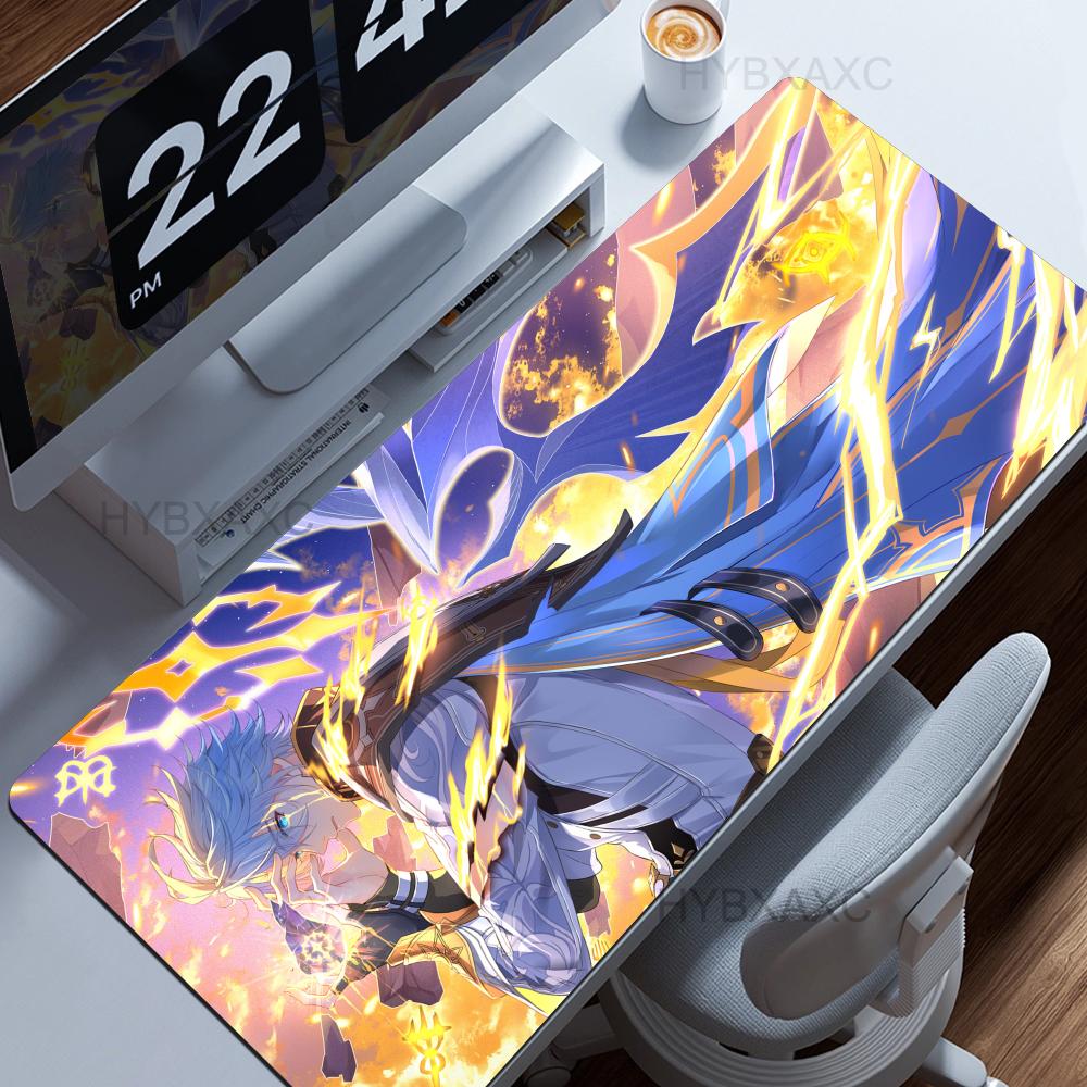 Honkai Star Rail Phainon Anime Mouse Pad Pc Cabinet Carpet HD Printing Laptop Keyboard Pad Office Accessories Desk Mat
