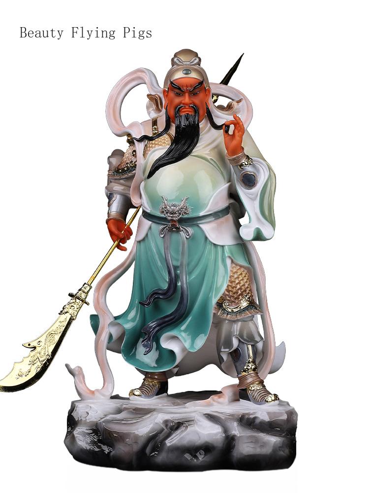 12inch Garanweituo Bodhisattva Home Offerings of Buddha Statues Resin Crafts 1pcs Weituo Protector Buddhist Hall Decoration