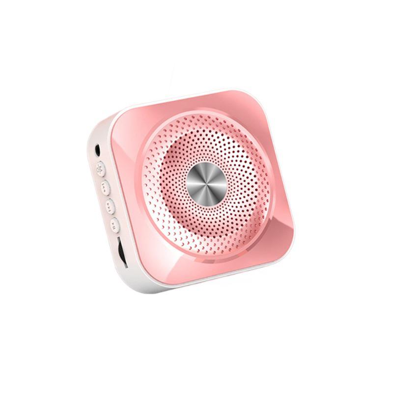 Rose Gold Mini Wireless Teacher Speaker with Waist-Hanging Tour Guide Function