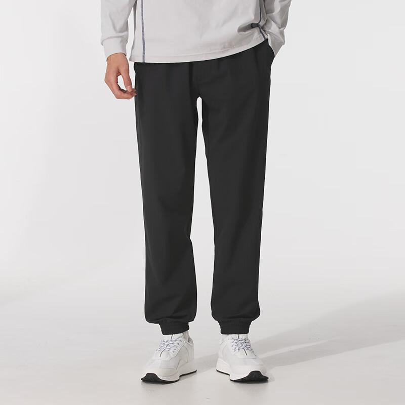New Balance Casual Pants Men's Black Moderate Cuffed Pants AMP53319-BK