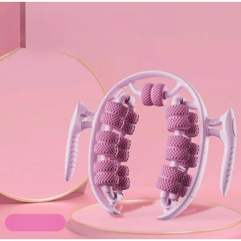 Leg Massager 26 Wheels Ring Leg Clamp Roller Calf Muscle Relaxation Leg Shaping Massage Tool Yoga Wheel For Leg Slimming