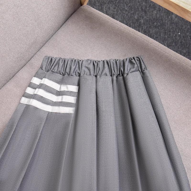 Girls' Pleated Skirt - Stylish Academy Style (2026 Spring/Summer/Autumn)