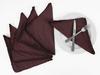 Vargottam Black Home Decor Parties Dinner Table Linen Re-Usable Napkins Set-Pack Of