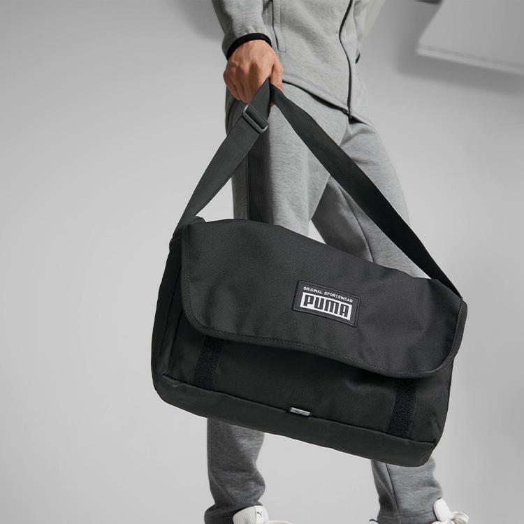 New PUMA Fabric Messenger Bag Crossbody Bag Shoulder Bag Regular Unisex Black 079132-01