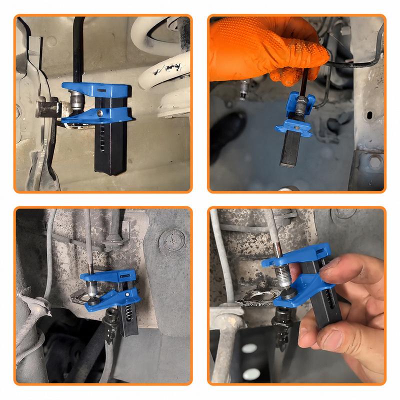 Yitong 1/2set Brake Fluid Line Sealing Clips Automotive Brake Pipe Stopper Clamp Prevent Brake‑Oil Leakage Auto Repair Tool