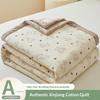 Grade A Baby-Grade Xinjiang Cotton Summer Quilt, Double Size, Machine Washable