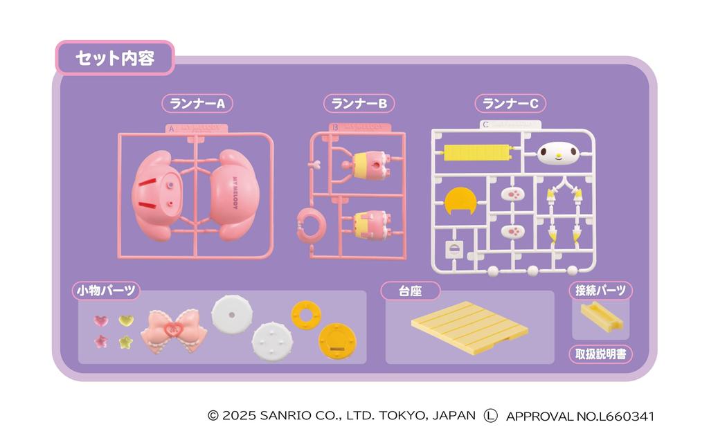 Agatsuma (AGATSUMA) Assembled Plastic Doll Candy Factory My Melody MY MELODY (Ages 15 and up) Sanrio