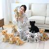 High Quality Simulation Leopard Plush Toy Cute Lion Pet Black Panther Doll Kids Baby Birthday Present Soft Stuffed Plush Toy