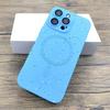 Luxury Silicone Case For iPhone 17 16 15 14 13 12 11 Pro Max Plus 16Pro 15Pro 14Pro 13Pro For Magsafe Mag Safe Charge Covers
