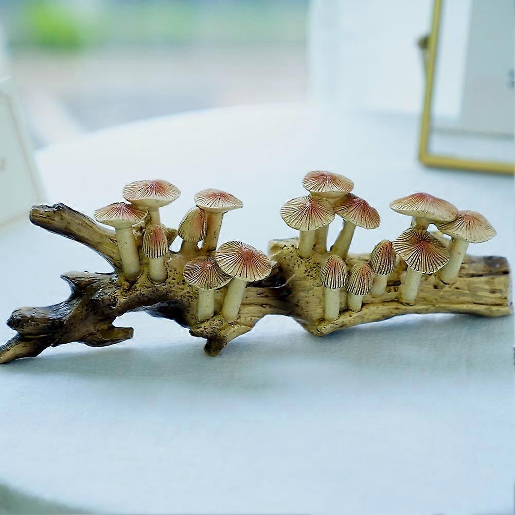 Wooden Mushroom Wall Art Creative Wall Ornaments Decorations Ornaments Gifts