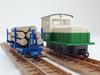 Railway Collection Iron Collection Narrow Gauge 80 Nekoyama Forest Railway L Type Diesel Locomotive Two Tone Color Lumber Cart 3 Car Set A Diorama