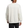 adidas Felpa Unisex Girocollo Stampa Logo Colore Solido Neo Top Bianco HY9656