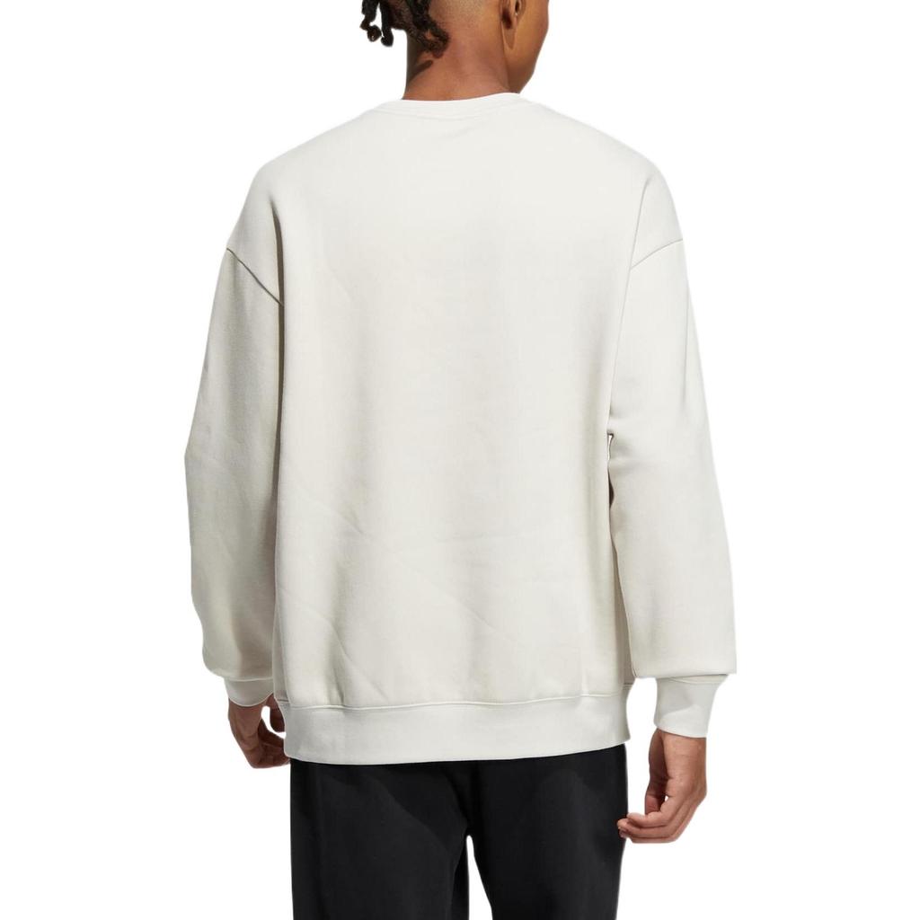 adidas Felpa Unisex Girocollo Stampa Logo Colore Solido Neo Top Bianco HY9656