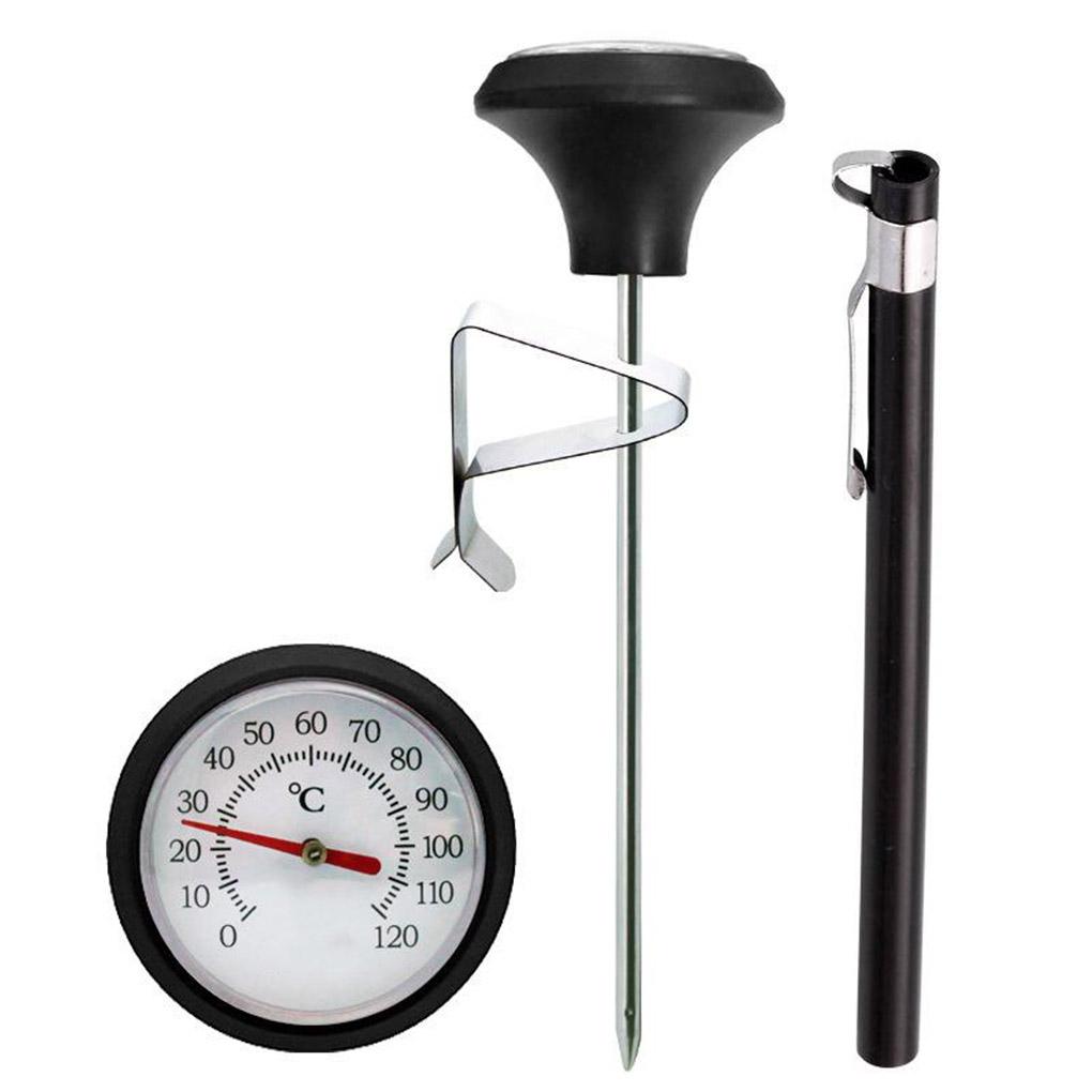 

Dial Probe Thermometer Cooking Tool Accuracy Compact Size Plastics Household Accessories Coffee Simple Operation Kitchen Gadget