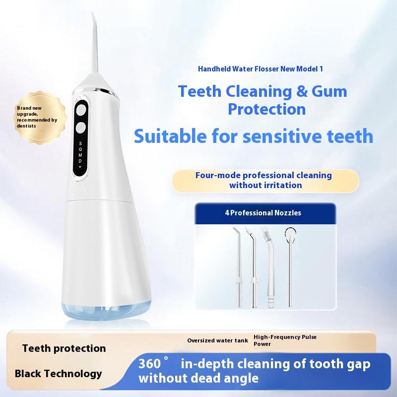 Nowy Ultradźwiękowy Irygator Wodny - Przenośny i Inteligentny Elektryczny Irygator Jamy Ustnej z Pulsem Wysokiej Częstotliwości do Usuwania Kamienia Nazębnego i Czyszczenia Zębów
