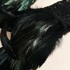 1PC Sexy Lace Feather Long Gloves Party Cosplay Lace Wrist Cuffs Wedding Party Show Costume Halloween Gothic Sleeves Accessories