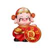 Prosperity Wealth God Resin Car Ornament With Lucky Symbols For New Year Gift